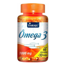 Ômega 3 - 60 Cápsulas + 10 de 100mg - Tiaraju
