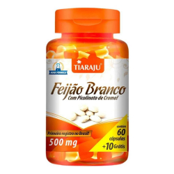 Feijão Branco com Picolinato de Cromo - 60 cápsulas de 500mg - Tiaraju