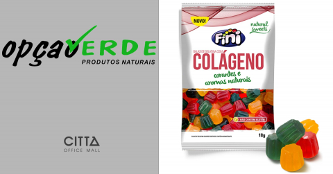 Balas de Gelatina com Colágeno - Natural Sweets - Pacote 18g - Fini